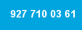 927 710 03 61 927 710 03 61